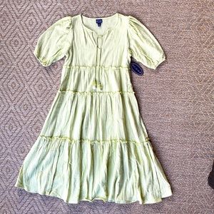 Scoop - cotton peasant dress